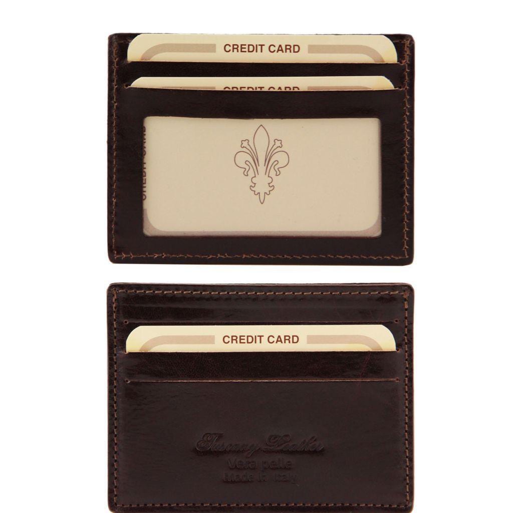 Exclusive leather credit/business card holder | TL140805 - Premium Leather accessories for women - Just €23.18! Shop now at San Rocco Italia