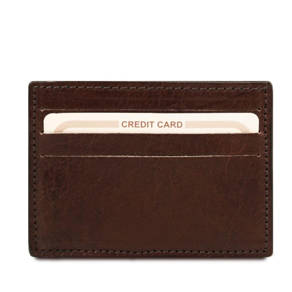 Exclusive leather credit/business card holder | TL141011 - Premium Leather accessories for women - Shop now at San Rocco Italia