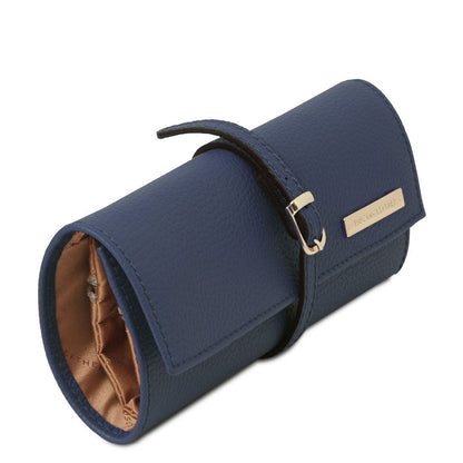 Soft leather jewellery case | TL142193 - Premium Leather accessories for women - Shop now at San Rocco Italia