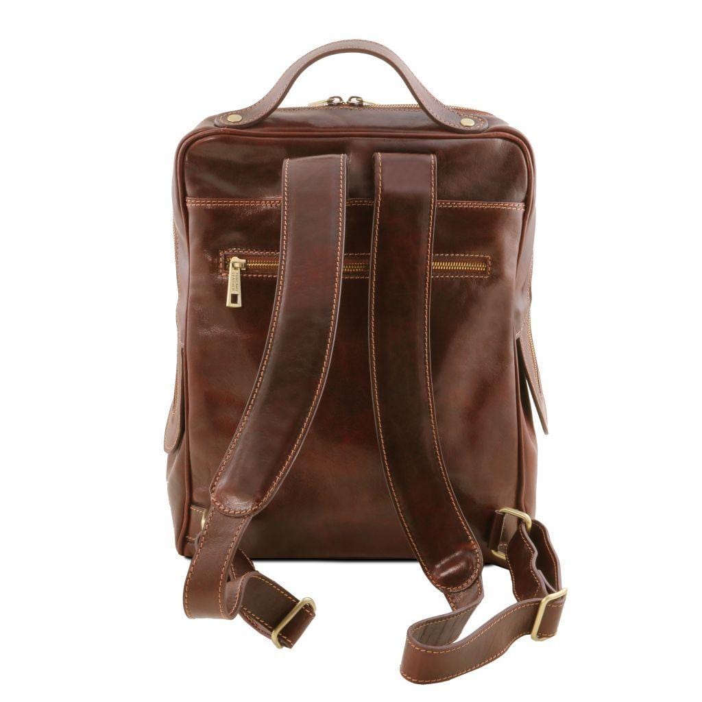 Bangkok - Leather laptop backpack | TL141793 - Premium Leather Backpacks - Shop now at San Rocco Italia