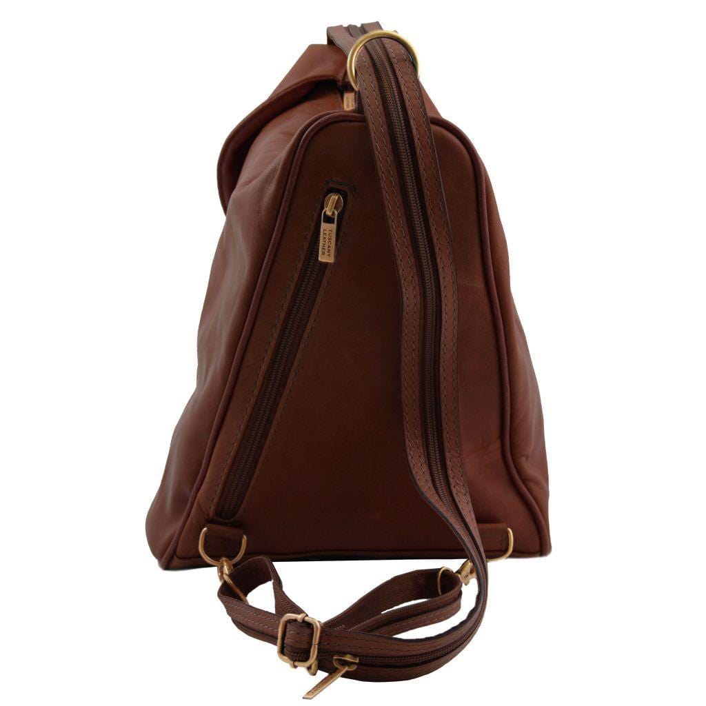 Delhi - Leather backpack | TL140962 - Premium Leather Backpacks - Shop now at San Rocco Italia