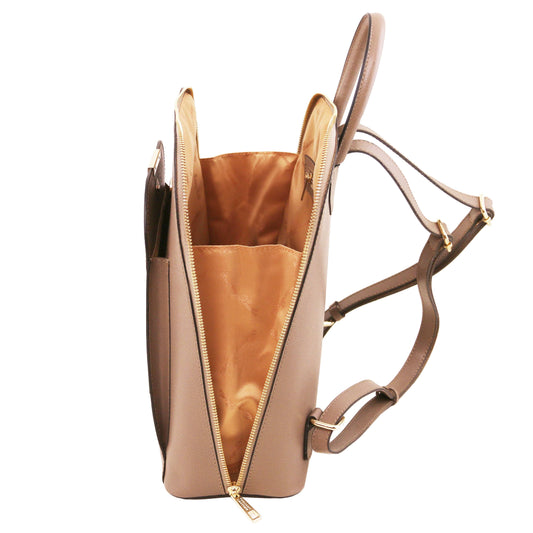 Leather backpacks for women TL Bag - Saffiano leather backpack for women | TL141631 San Rocco Italia