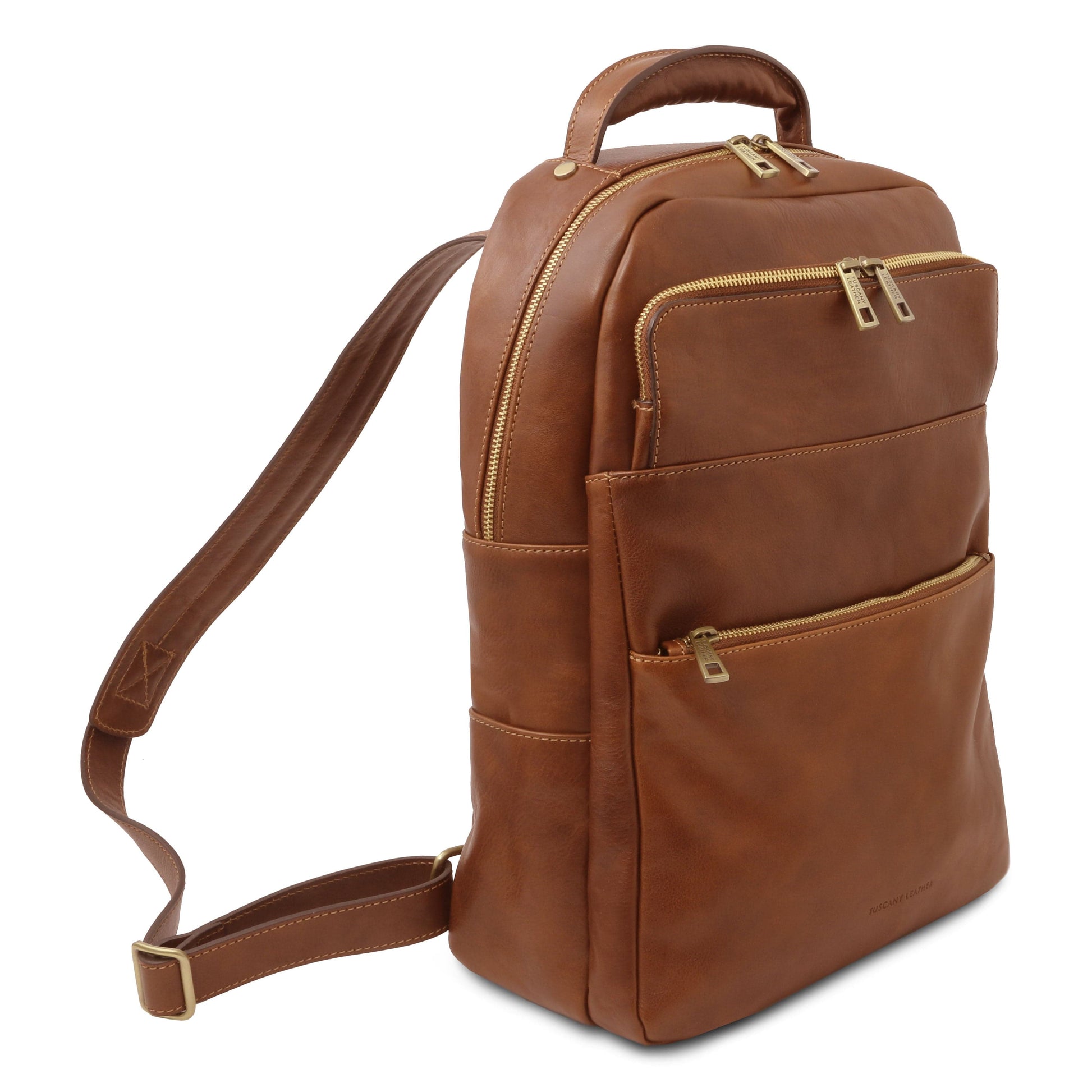 Melbourne - Leather laptop backpack | TL142205 - Premium Leather Backpacks - Just €463.60! Shop now at San Rocco Italia