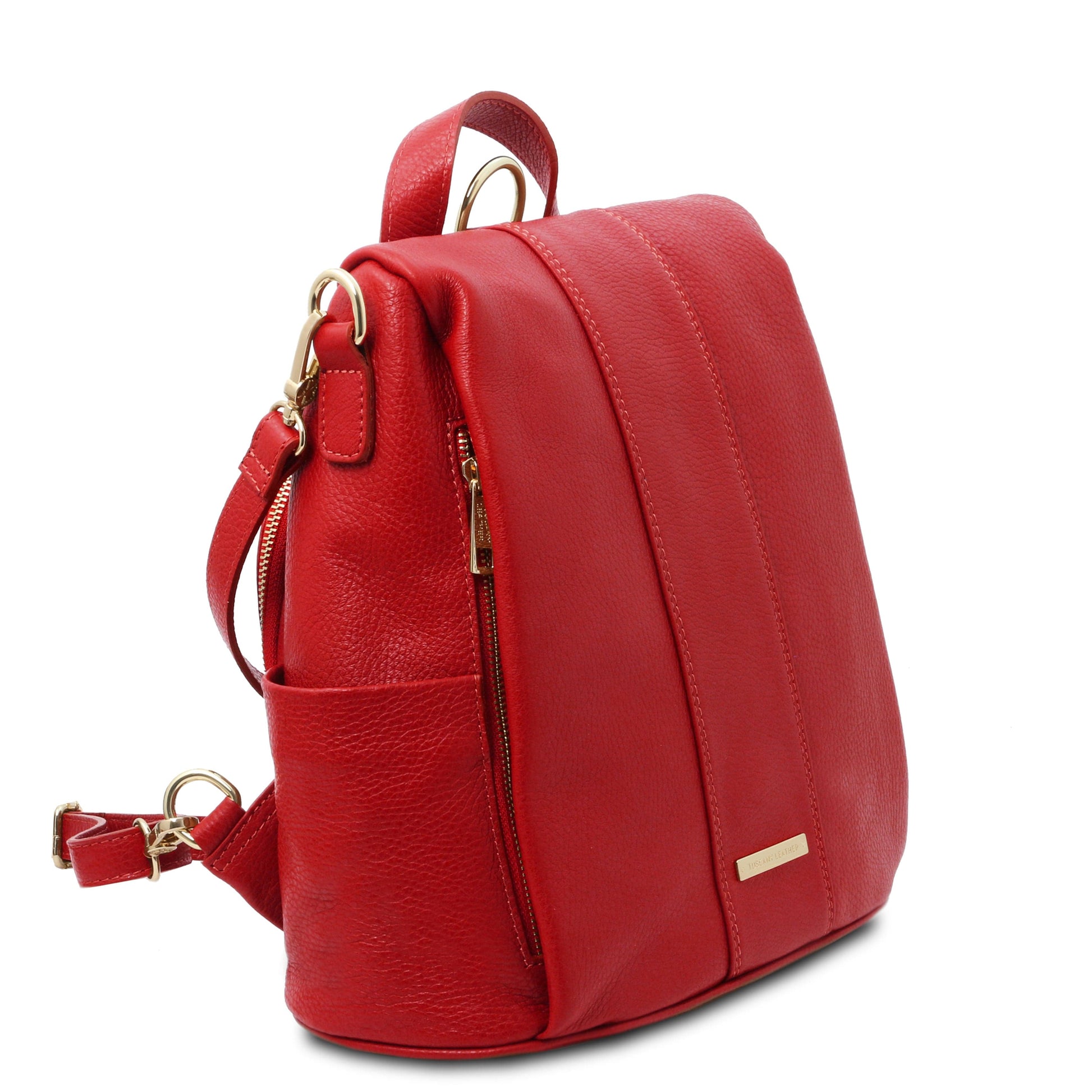 TL Soft Leather Convertible Backpack Shoulder Bag