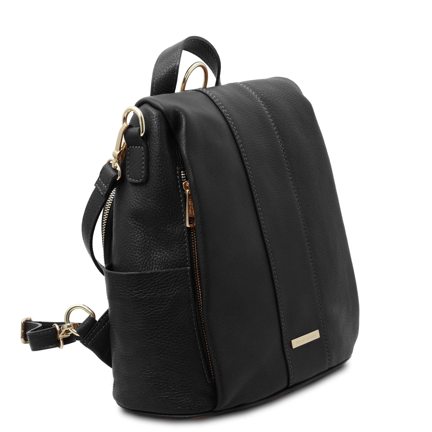 TL Bag - Soft leather backpack - convertible 2-in-1 backpack shoulder bag | TL142138 - Premium Leather Backpacks - Just €189.10! Shop now at San Rocco Italia