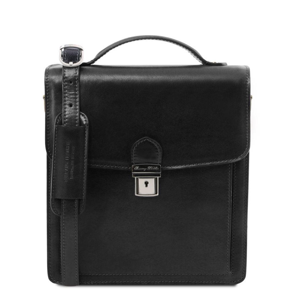 David - Leather Men's Crossbody Bag - Small size | TL141425 - Premium Leather bags for men - Shop now at San Rocco Italia