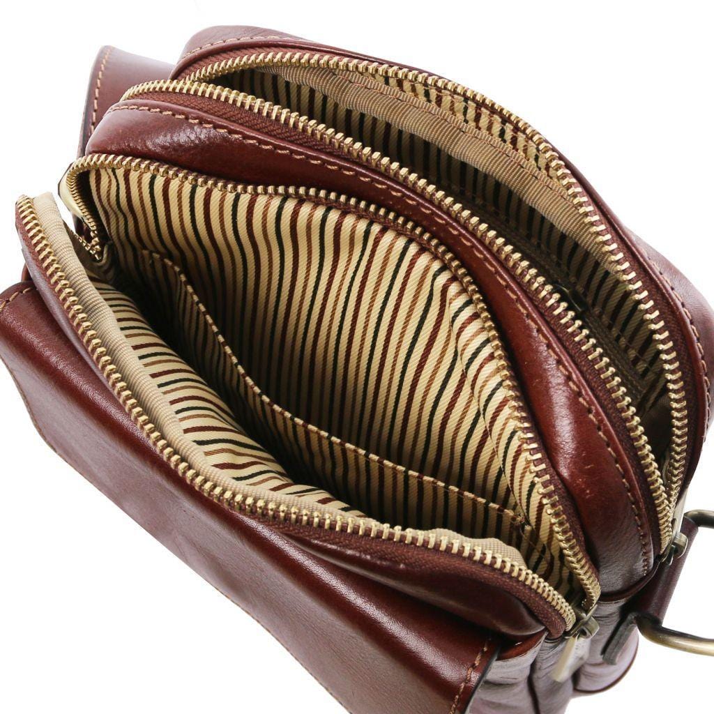 Larry - Leather Crossbody Bag | TL141915 - Premium Leather bags for men - Shop now at San Rocco Italia