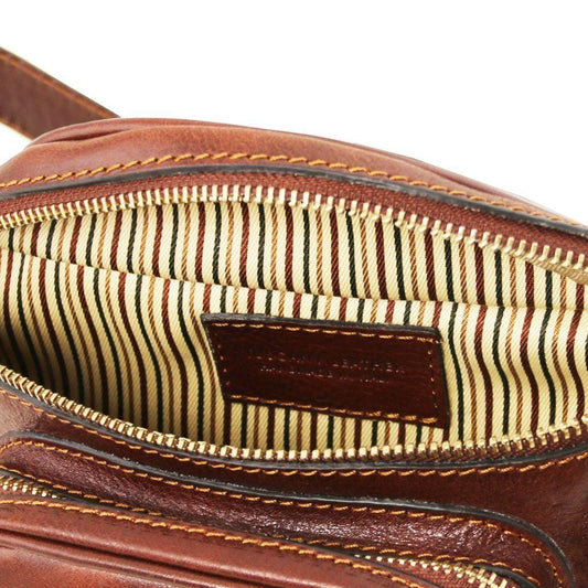 Leather bags for men Italian Leather Belt Bag | TL141797 San Rocco Italia