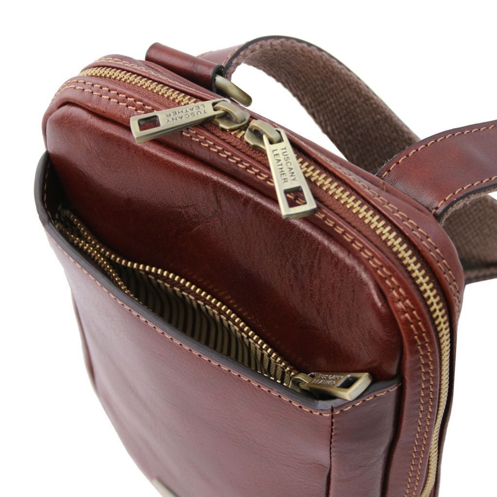 Mark - Leather Crossbody Bag | TL141914 - Premium Leather bags for men - Shop now at San Rocco Italia