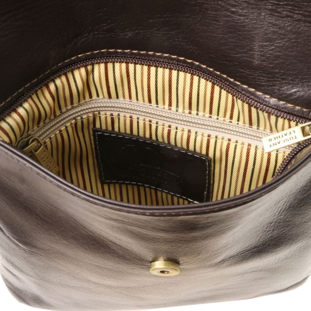 Morgan - Unisex leather shoulder bag | TL141511 - Premium Leather bags for men - Just €79.30! Shop now at San Rocco Italia