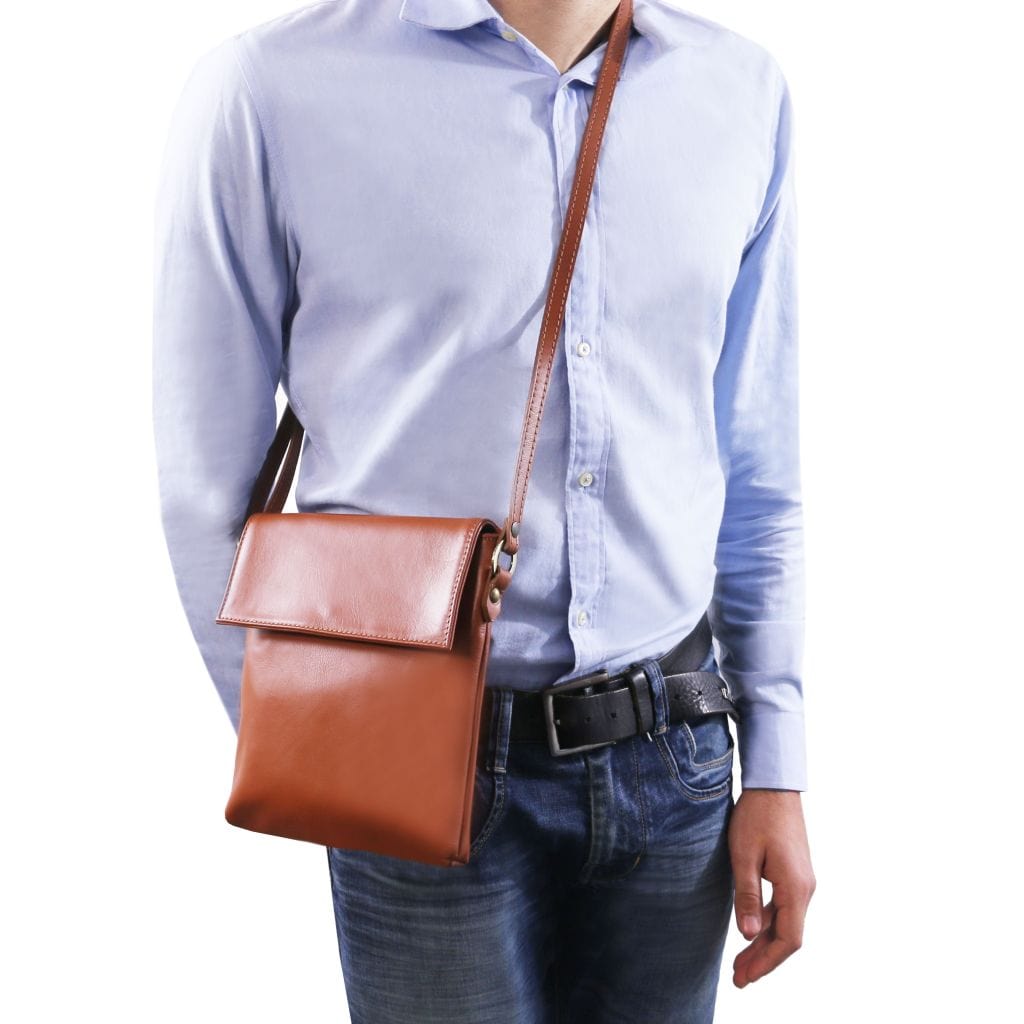 Morgan - Unisex leather shoulder bag | TL141511 - Premium Leather bags for men - Shop now at San Rocco Italia