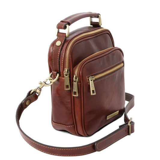 Leather bags for men Paul - Leather Crossbody Bag | TL141916 San Rocco Italia