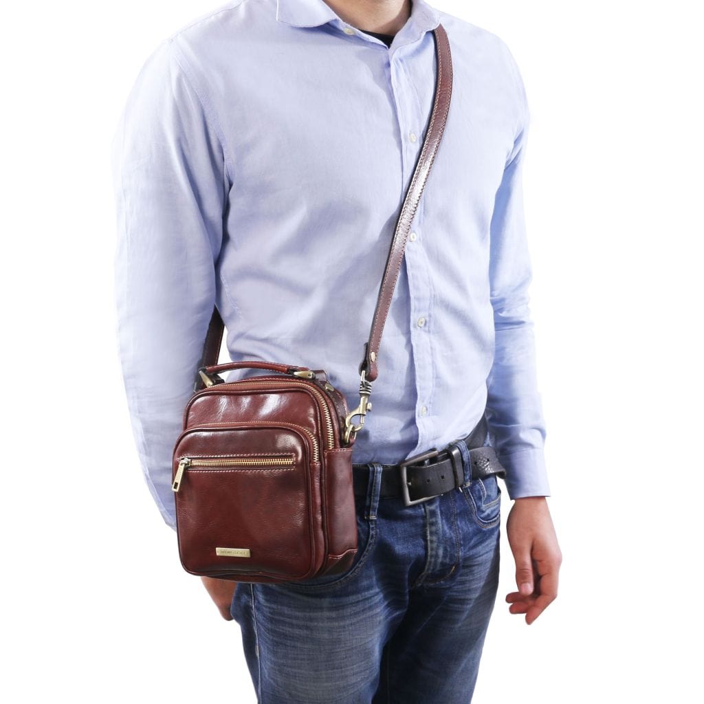 Paul - Leather Crossbody Bag | TL141916 - Premium Leather bags for men - Shop now at San Rocco Italia