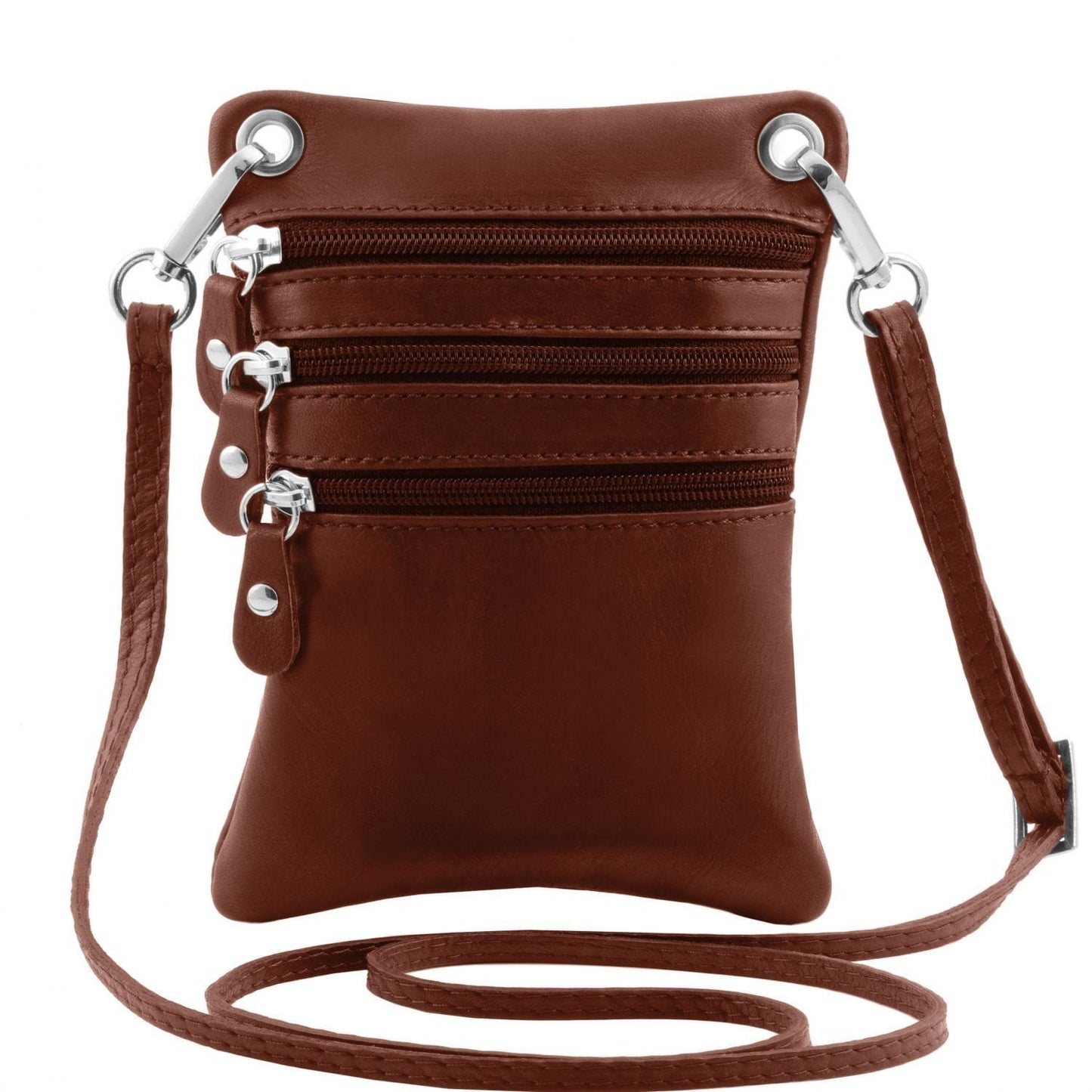 TL Bag - Soft leather mini cross bag | TL141368 - Premium Leather bags for men - Just €39.04! Shop now at San Rocco Italia