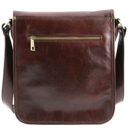 TL Messenger - Two compartment leather shoulder bag | TL141255 - Premium Leather bags for men - Just €201.30! Shop now at San Rocco Italia