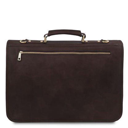 Ancona - Leather messenger bag | TL142073 - Premium Leather briefcases - Just €463.60! Shop now at San Rocco Italia