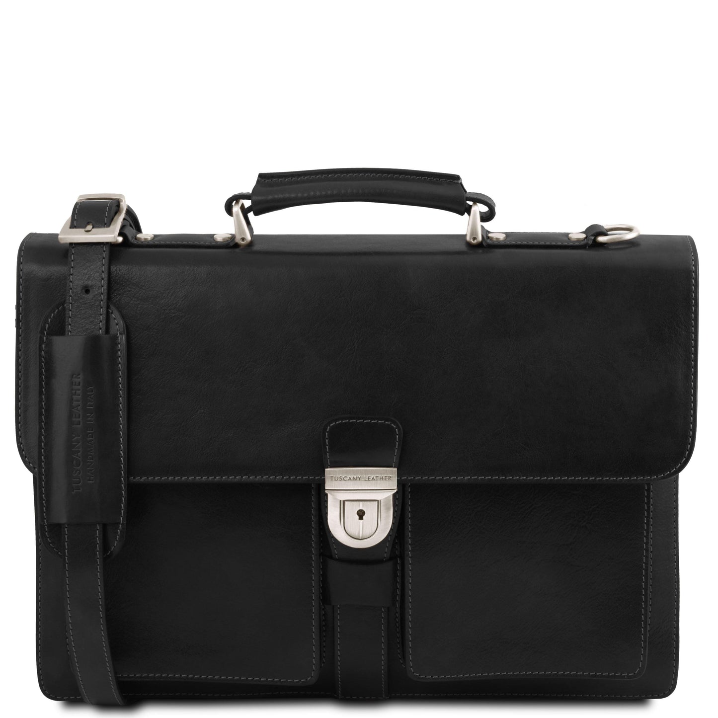 Assisi - Leather briefcase 3 compartments | TL141825 - Premium Leather briefcases - Just €353.80! Shop now at San Rocco Italia