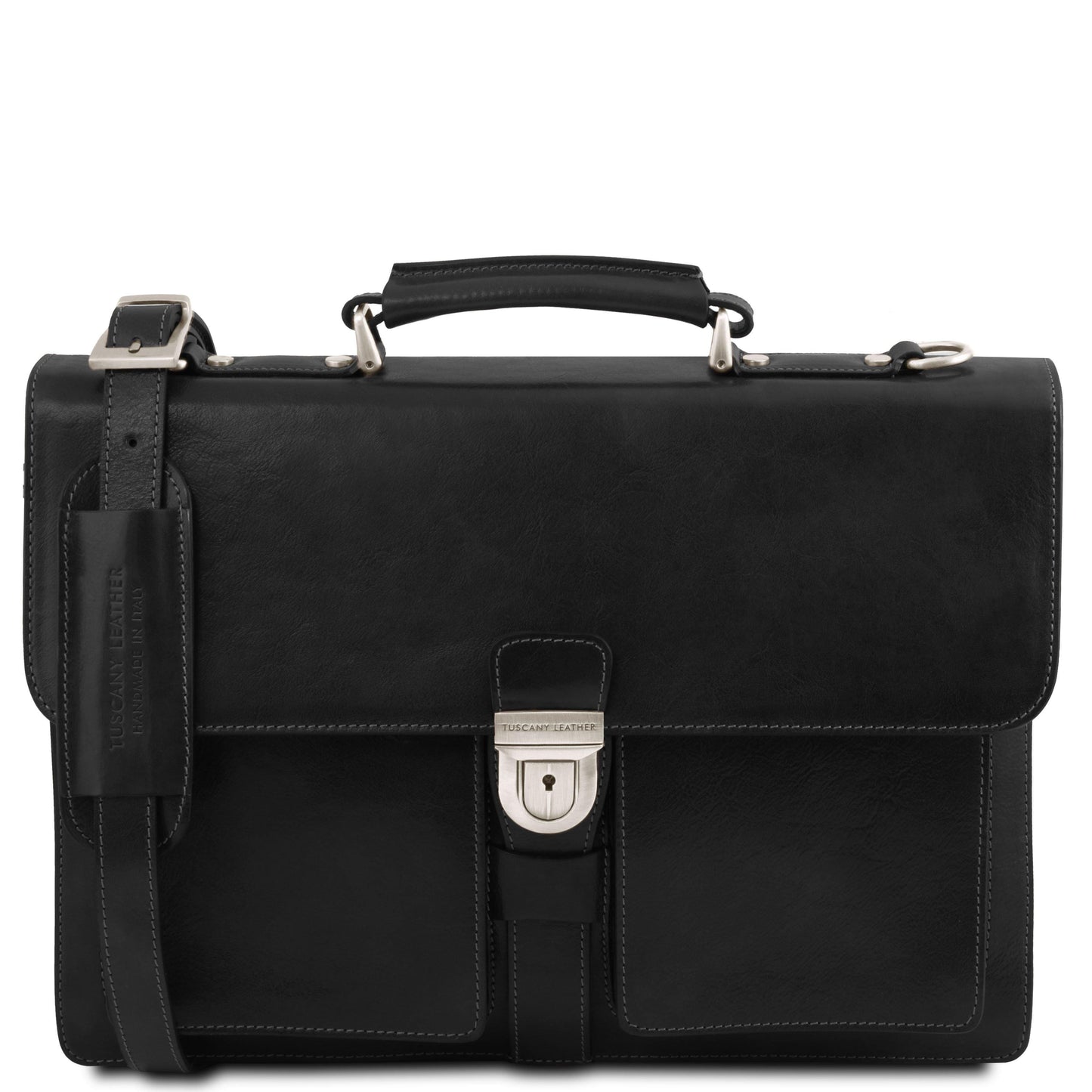 Assisi - Leather briefcase 3 compartments | TL141825 - Premium Leather briefcases - Shop now at San Rocco Italia