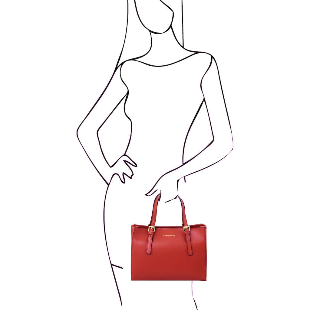 Aura - Leather handbag | TL141434 - Premium Leather handbags - Shop now at San Rocco Italia