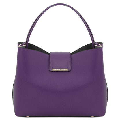 Clio - leather bucket bag | TL141690 - Premium Leather handbags - Just €123.22! Shop now at San Rocco Italia