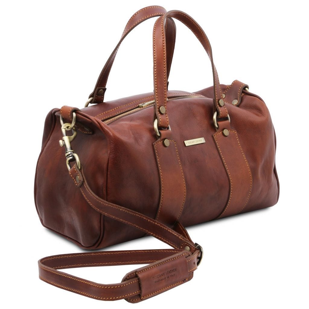 Lucrezia - Leather maxi duffle bag | TL141977 - Premium Leather handbags - Shop now at San Rocco Italia