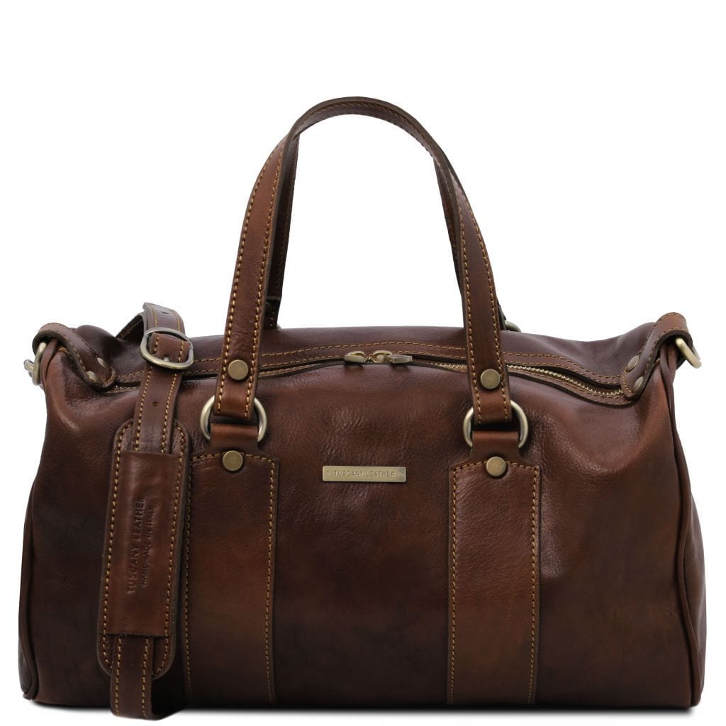 Lucrezia - Leather maxi duffle bag | TL141977 - Premium Leather handbags - Shop now at San Rocco Italia