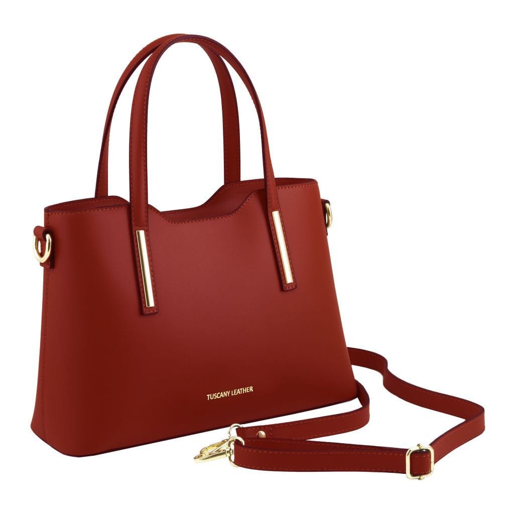 Olimpia - Leather tote - Small size | TL141521 - Premium Leather handbags - Just €128.08! Shop now at San Rocco Italia