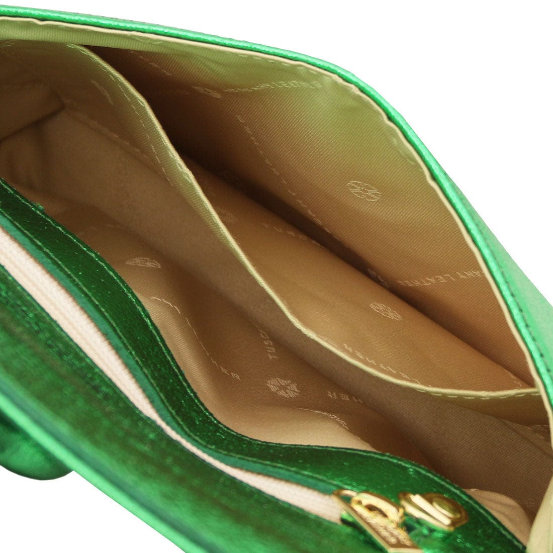 Leather handbags TL Bag - Metallic leather clutch | TL141993 San Rocco Italia