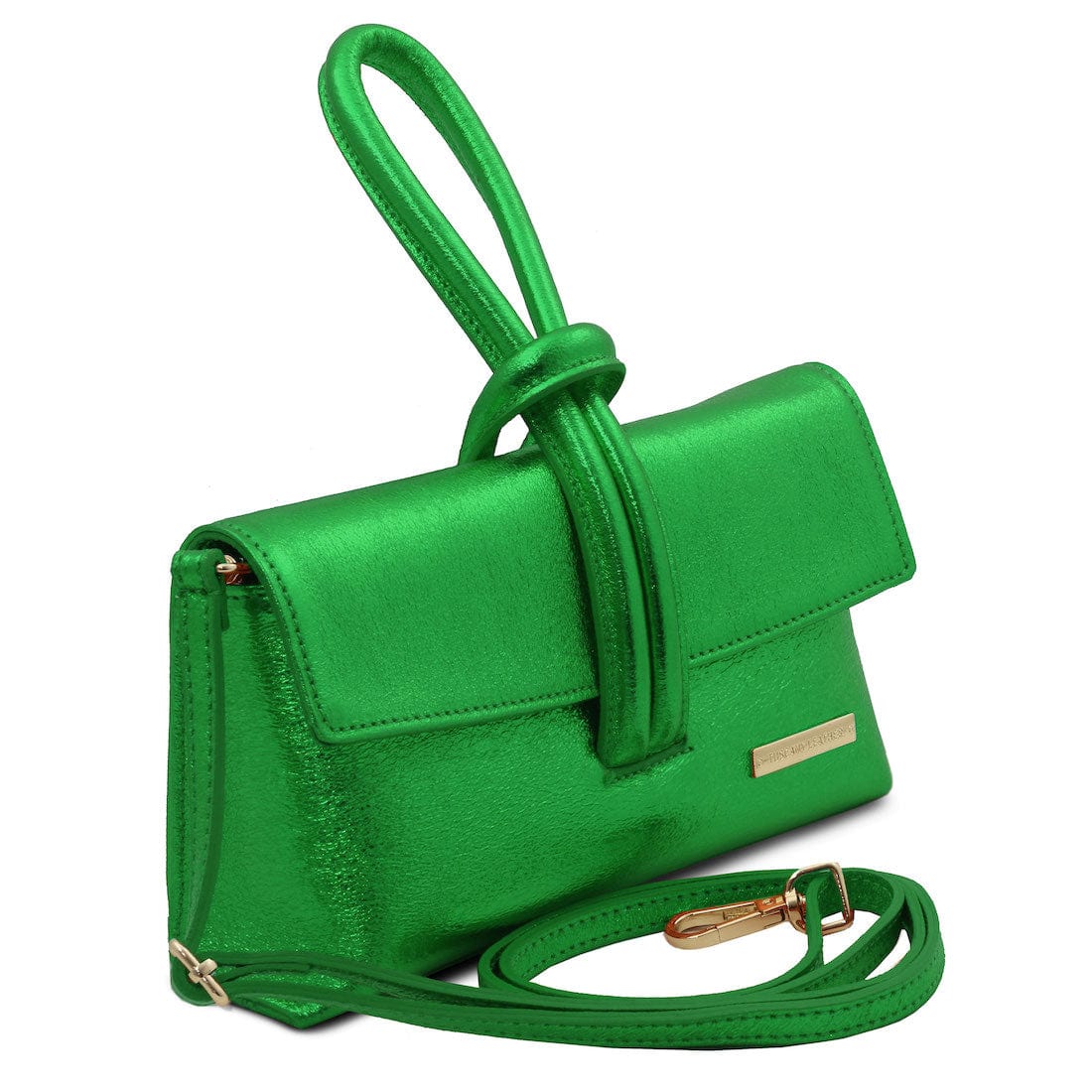 TL Bag - Metallic leather clutch | TL141993 - Premium Leather handbags - Just €73.20! Shop now at San Rocco Italia
