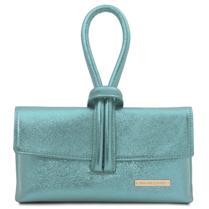 TL Bag - Metallic leather clutch | TL141993 - Premium Leather handbags - Just €73.20! Shop now at San Rocco Italia