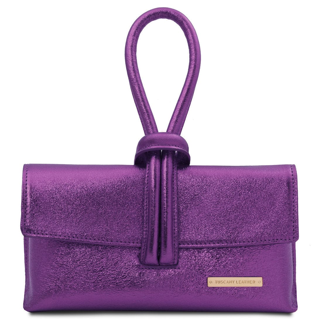 TL Bag - Metallic leather clutch | TL141993 - Premium Leather handbags - Just €73.20! Shop now at San Rocco Italia