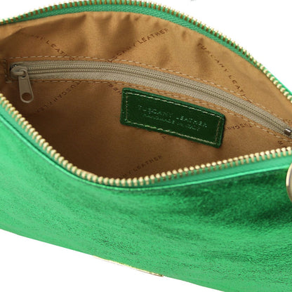 TL Bag - Metallic soft leather clutch | TL141988 - Premium Leather handbags - Just €57.34! Shop now at San Rocco Italia