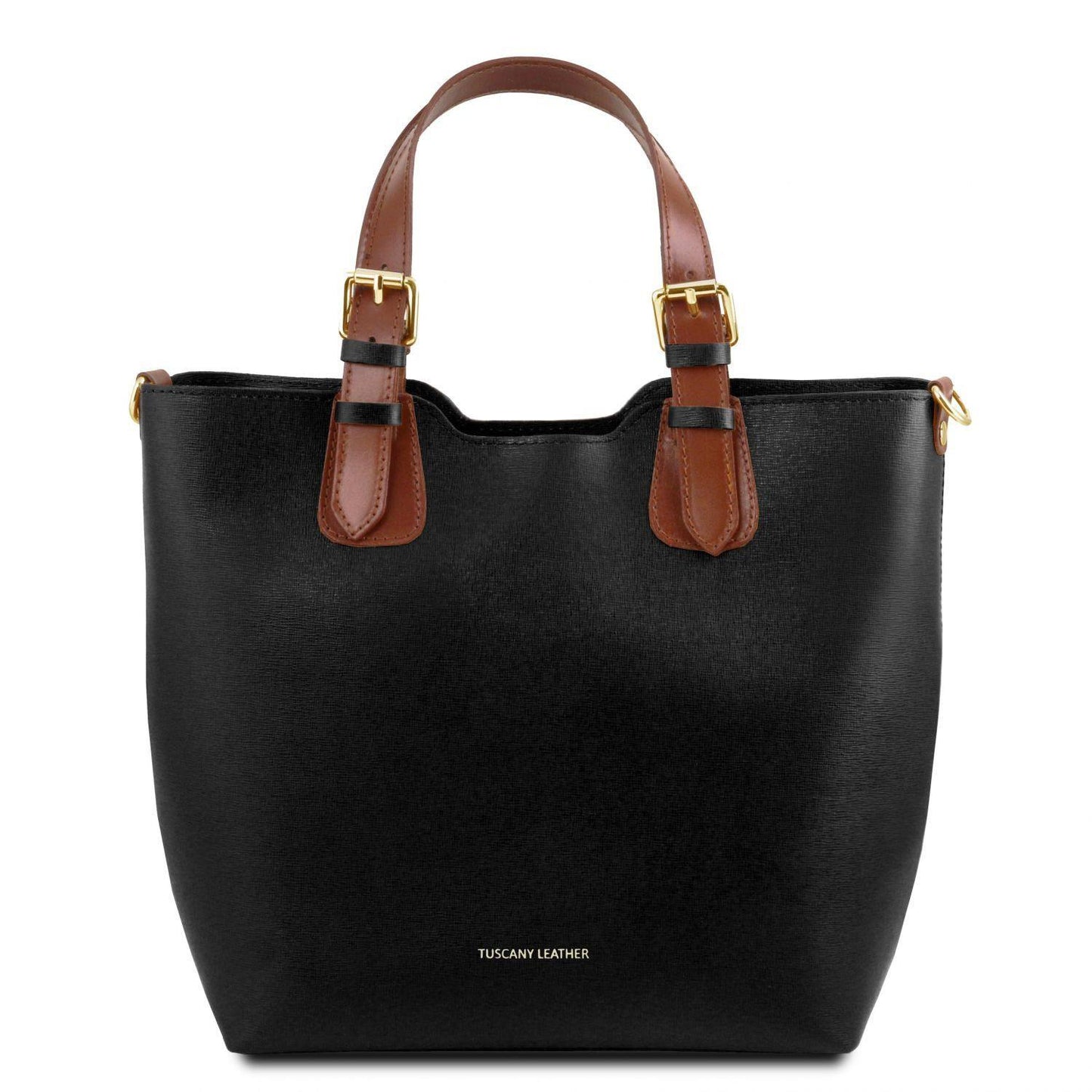 TL Bag - Saffiano Italian leather tote with long strap | TL141696 - Premium Leather handbags - Shop now at San Rocco Italia