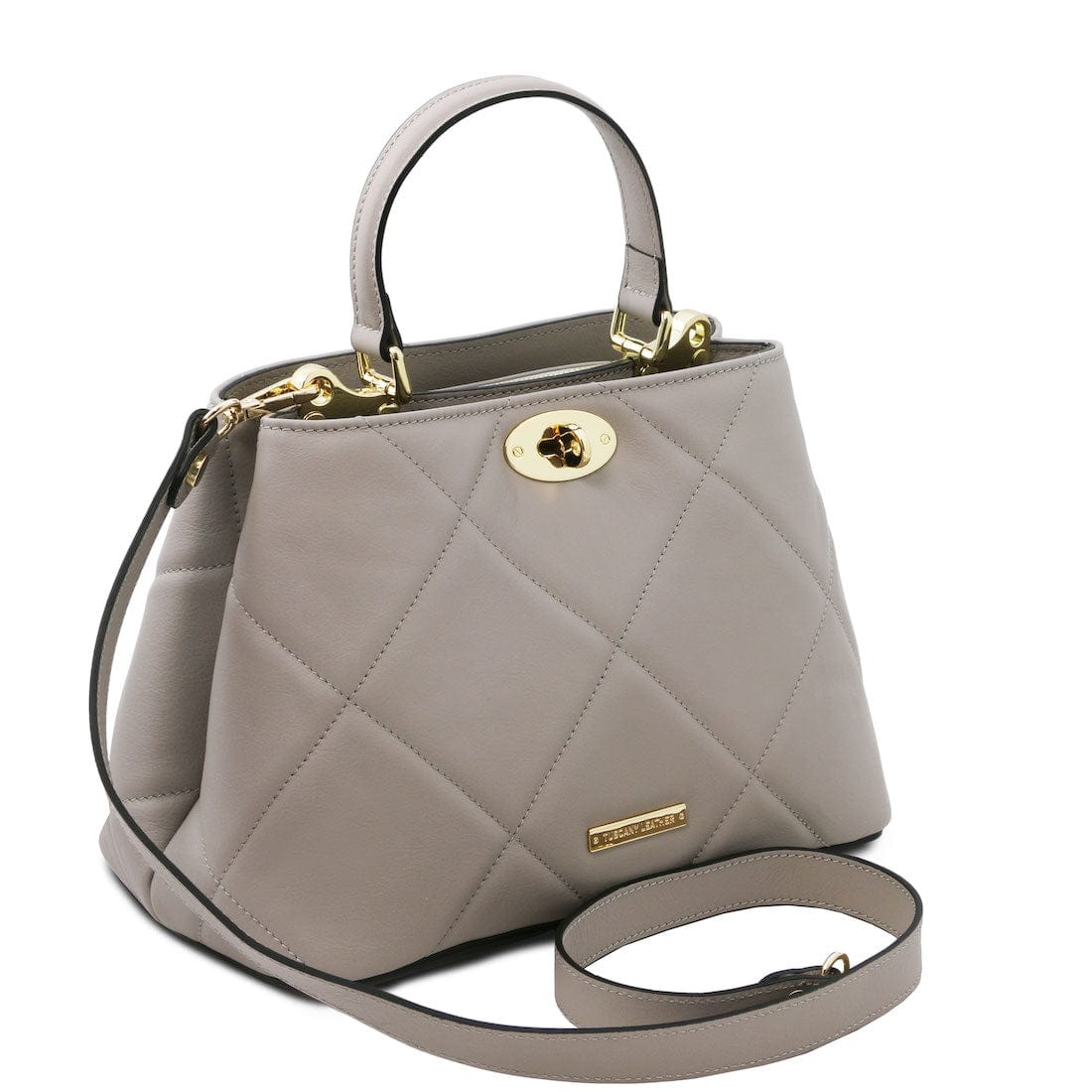 TL Bag - Soft quilted leather handbag | TL142132 - Premium Leather handbags - Just €146.40! Shop now at San Rocco Italia