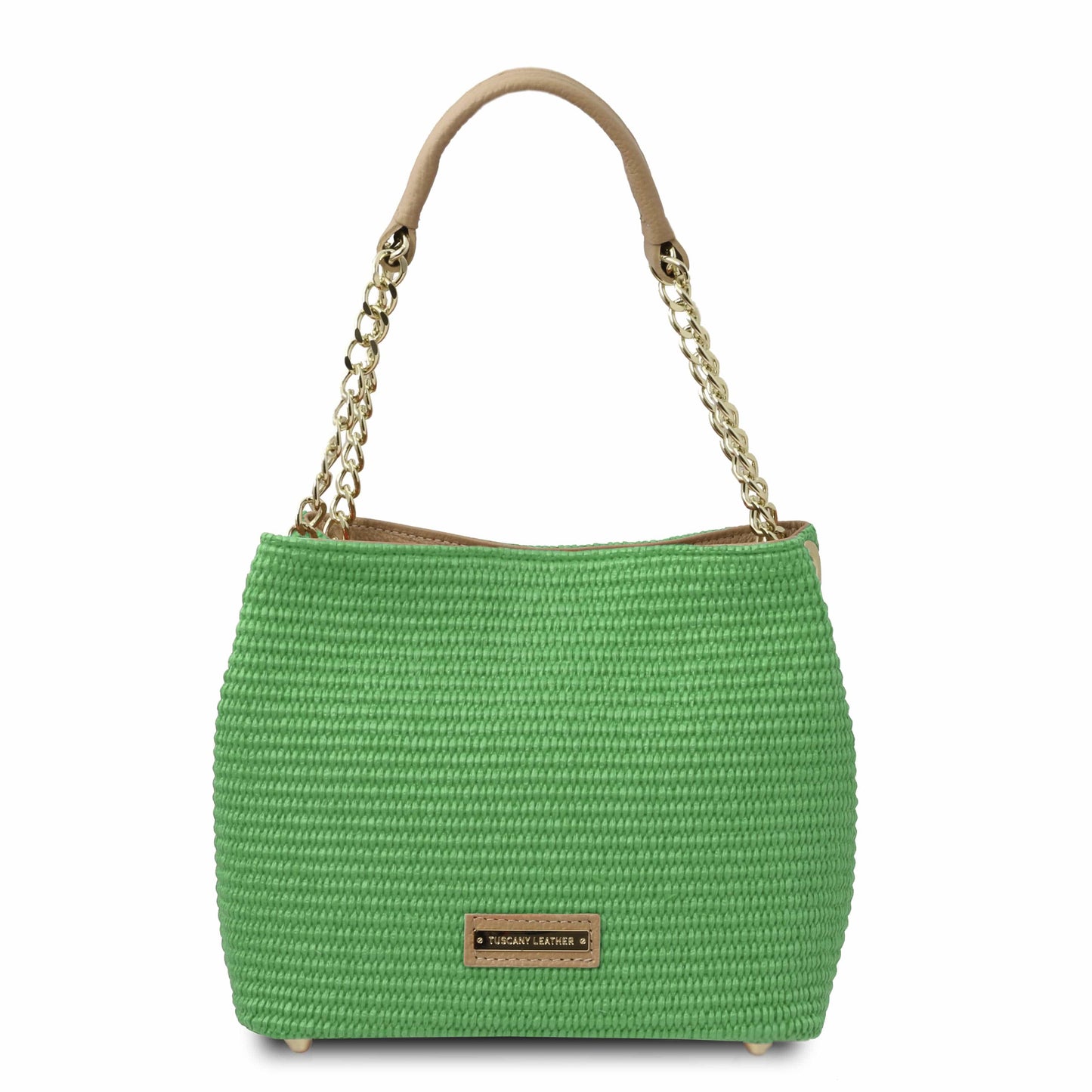 TL Bag - Straw effect bag | TL142208 - Premium Leather handbags - Just €95.16! Shop now at San Rocco Italia