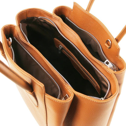 Tulipan - Leather handbag | TL141727 - Premium Leather handbags - Just €152.50! Shop now at San Rocco Italia