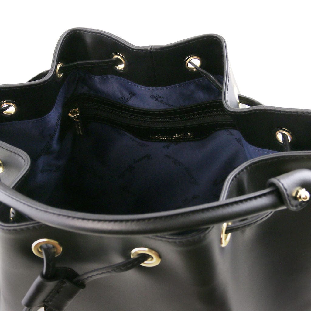 Vittoria - Leather bucket bag | TL141531 - Premium Leather handbags - Shop now at San Rocco Italia