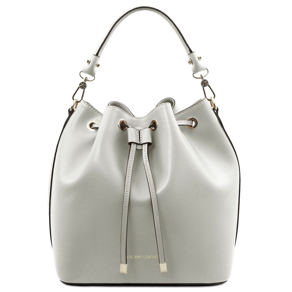 Vittoria - Leather bucket bag | TL141531 - Premium Leather handbags - Shop now at San Rocco Italia