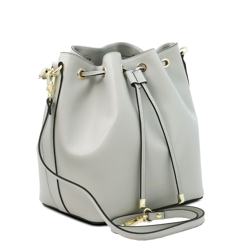 Vittoria - Leather bucket bag | TL141531 - Premium Leather handbags - Shop now at San Rocco Italia