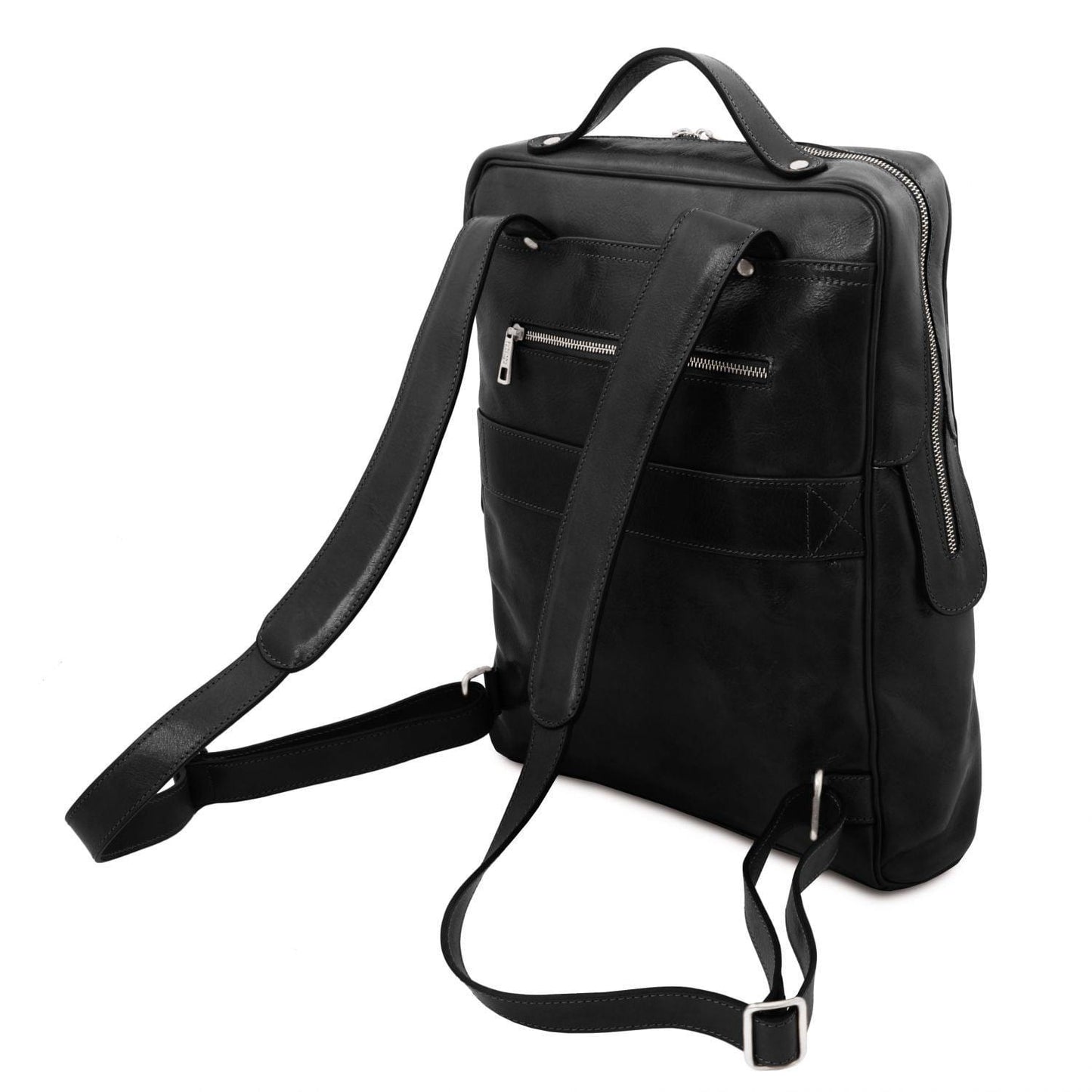Bangkok - Leather laptop backpack - Large size | TL141987 - Premium Leather laptop bags - Just €390.40! Shop now at San Rocco Italia
