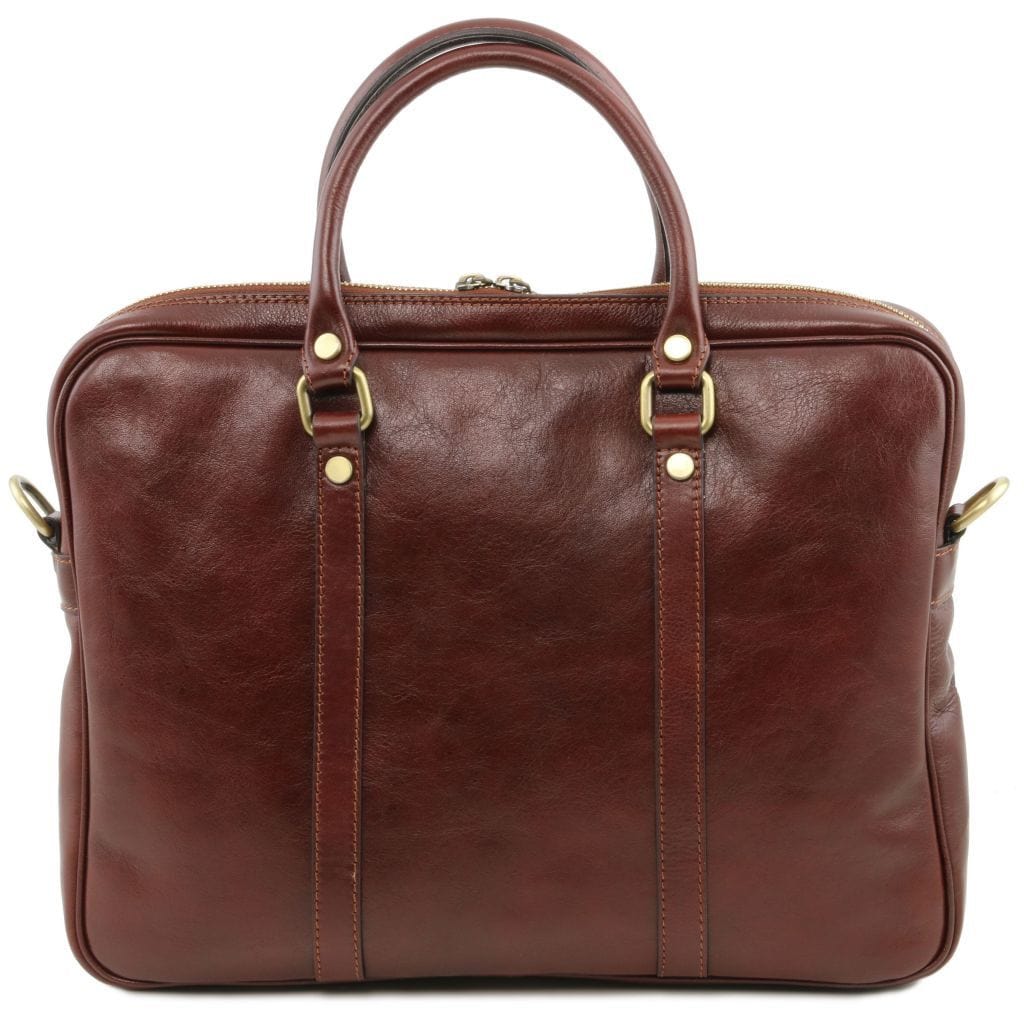 Prato - Exclusive leather laptop case | TL141283 - Premium Leather laptop bags - Shop now at San Rocco Italia