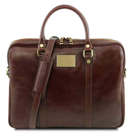 Prato - Exclusive leather laptop case | TL141283 - Premium Leather laptop bags - Shop now at San Rocco Italia