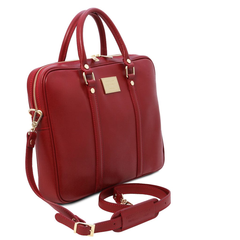 Prato - Exclusive Saffiano leather laptop case | TL141626 - Premium Leather laptop bags - Shop now at San Rocco Italia