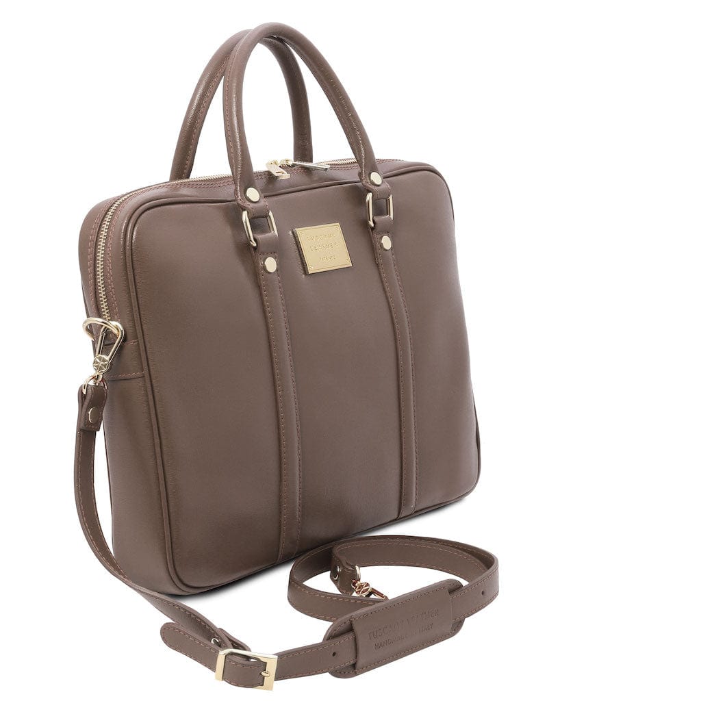 Prato - Exclusive Saffiano leather laptop case | TL141626 - Premium Leather laptop bags - Shop now at San Rocco Italia