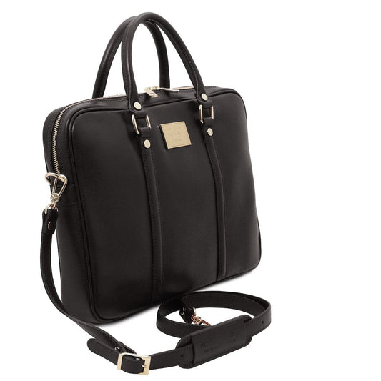 Leather laptop bags Prato - Exclusive Saffiano leather laptop case | TL141626 San Rocco Italia