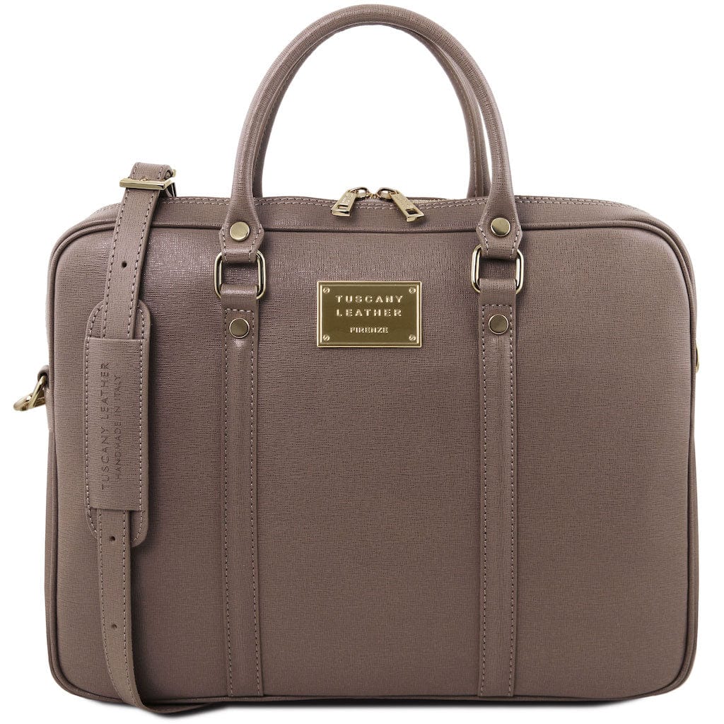 Prato - Exclusive Saffiano leather laptop case | TL141626 - Premium Leather laptop bags - Shop now at San Rocco Italia