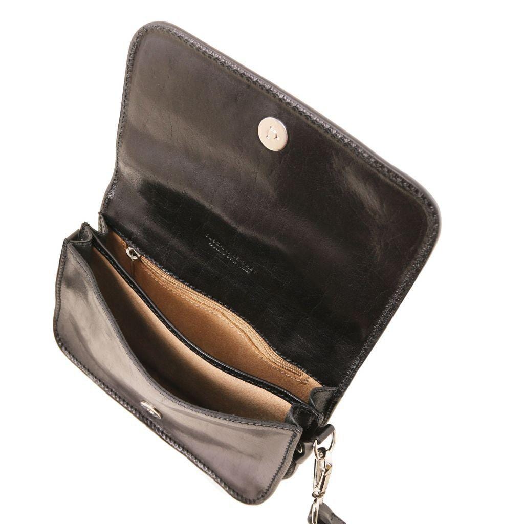 Carmen - Leather shoulder bag with flap | TL141713 - Premium Leather shoulder bags - Shop now at San Rocco Italia