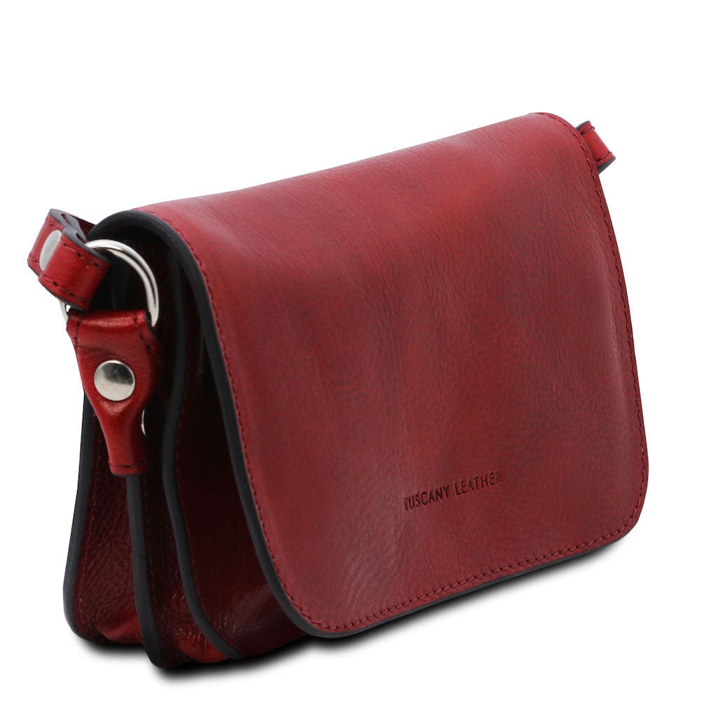 Carmen - Leather shoulder bag with flap | TL141713 - Premium Leather shoulder bags - Shop now at San Rocco Italia