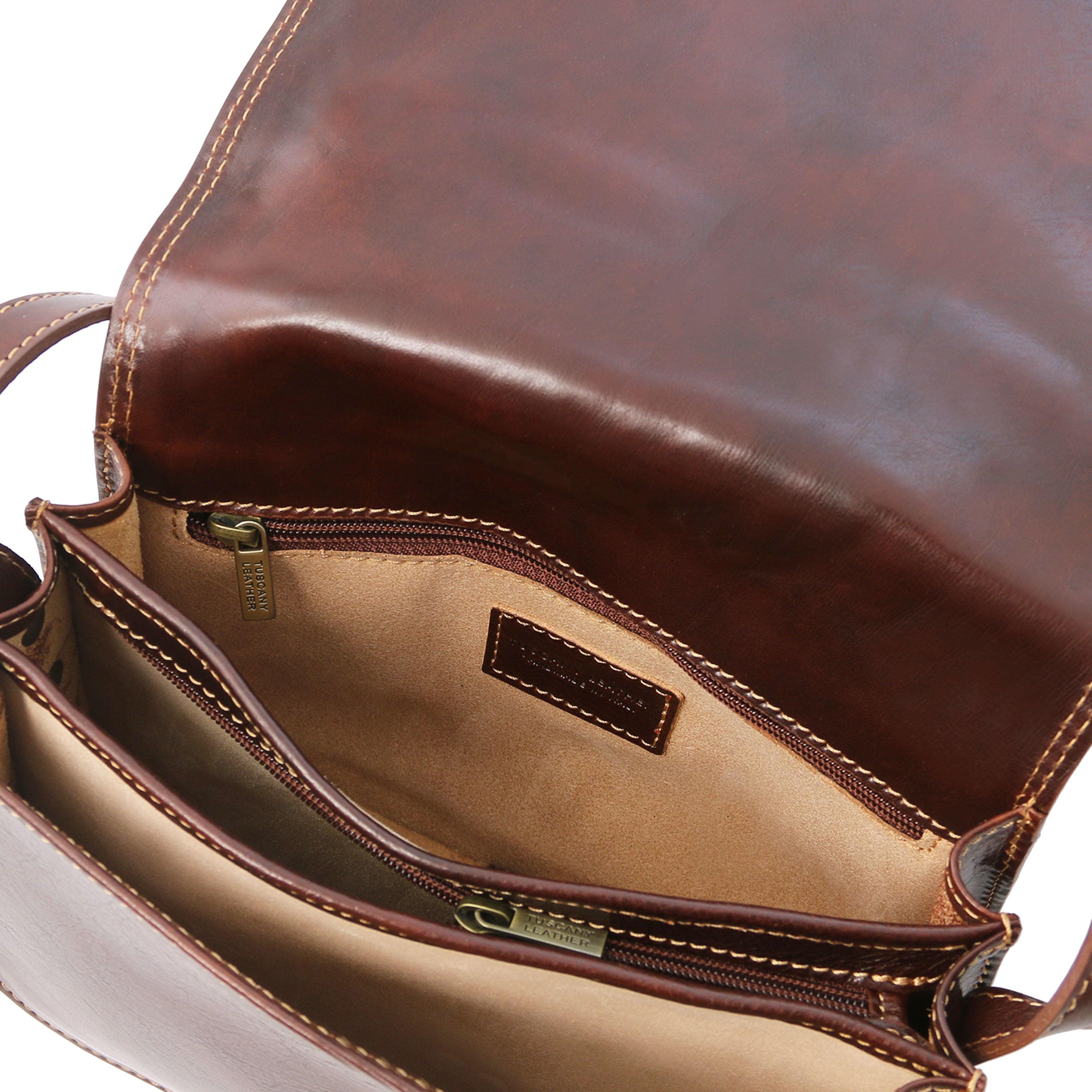 Ladies leather saddle discount bag