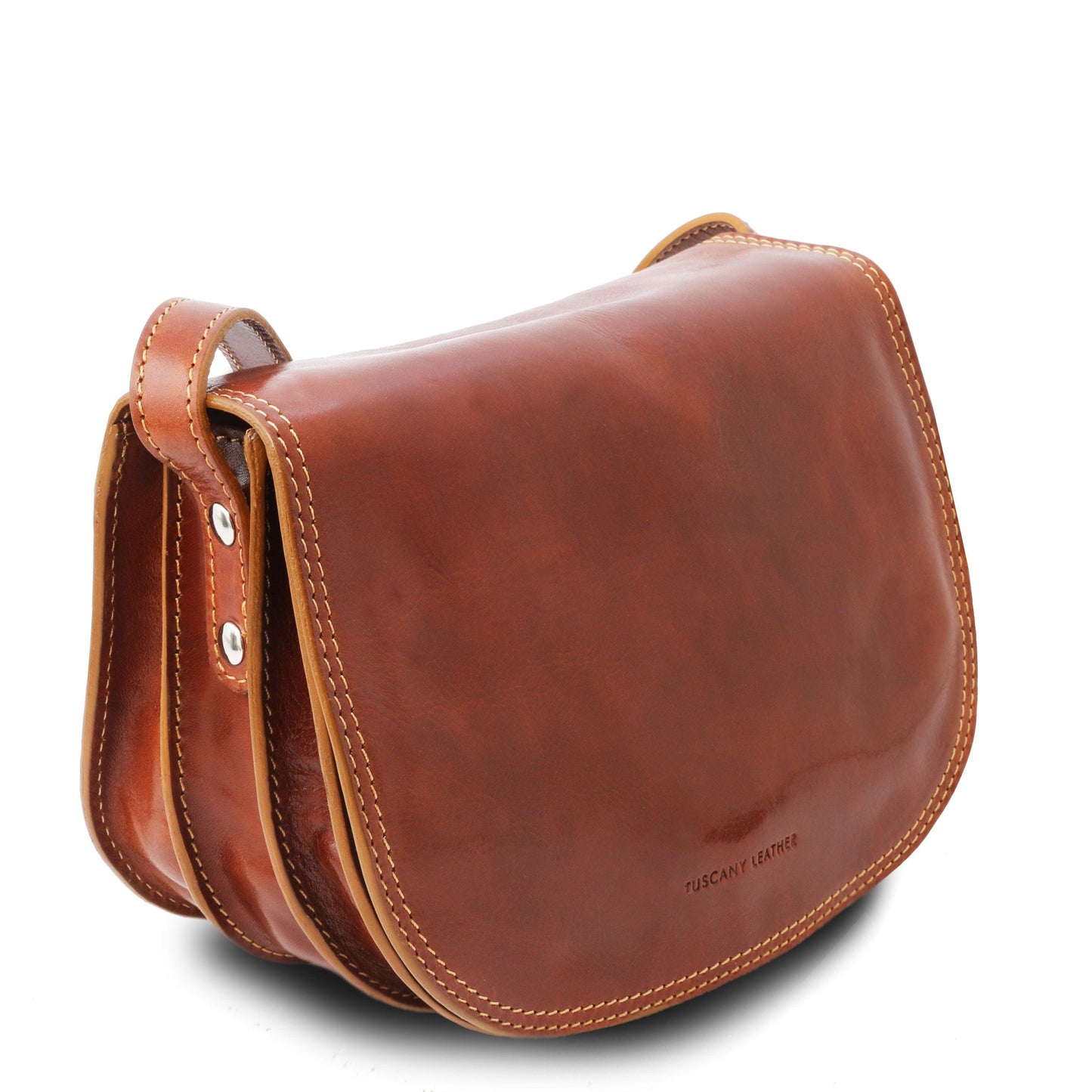 Isabella - Lady leather saddle bag | TL9031 - Premium Leather shoulder bags - Shop now at San Rocco Italia